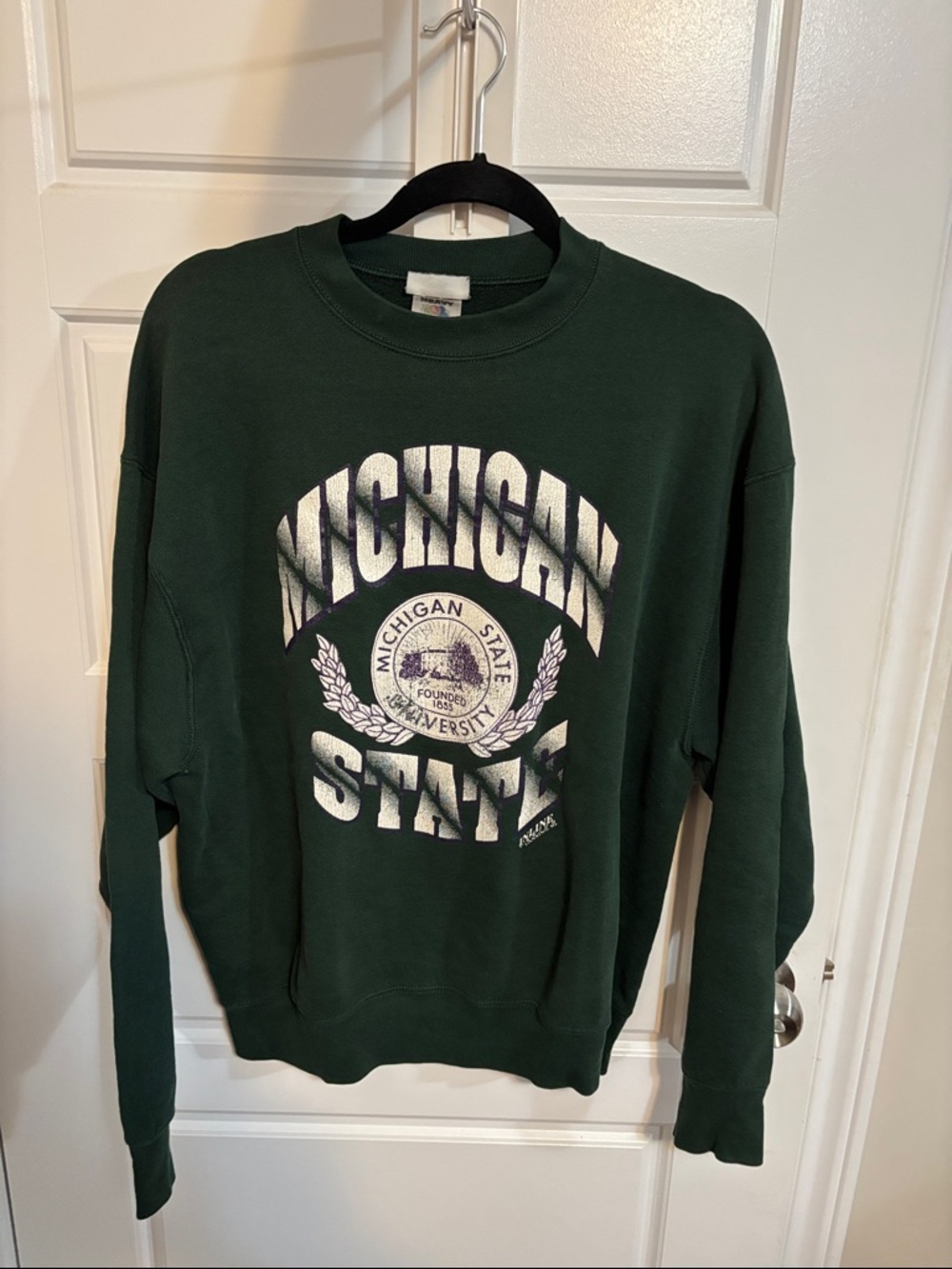 Vintage Michigan State Green Crewneck Sweatshirt